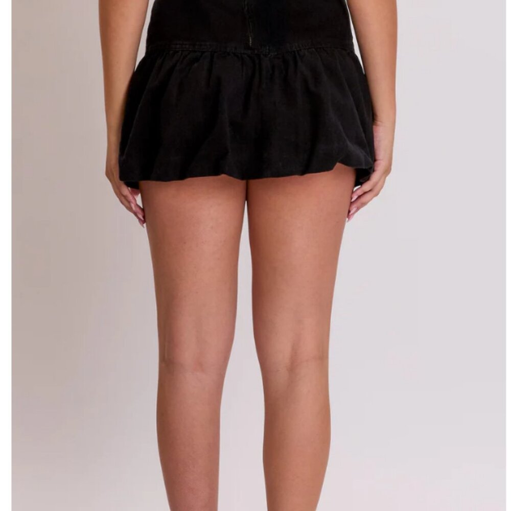 Balloon Hem Mini Skirt WS-176,177,178 - Picture 2 of 4